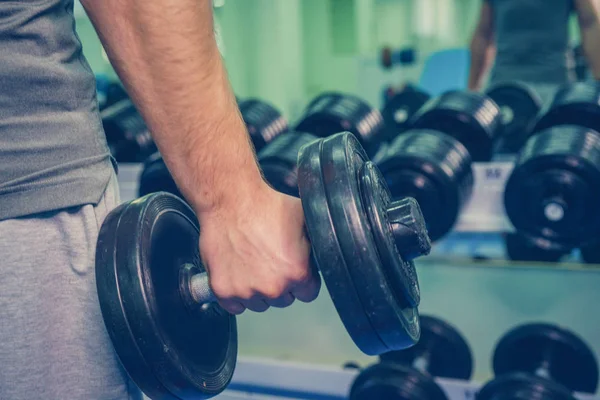 Culturista Gimnasio — Foto de Stock