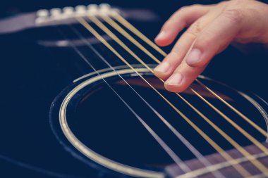 Arka plan olarak bir tema gitar