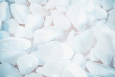 Arka plan beyaz çakıl