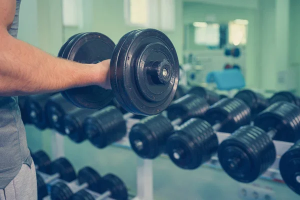 Culturista Gimnasio —  Fotos de Stock