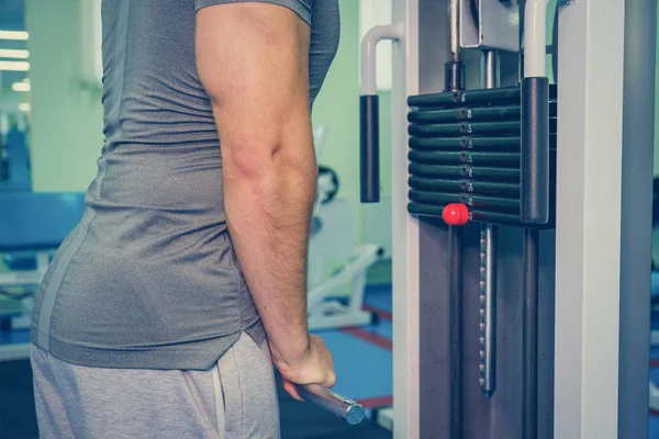 Culturista Gimnasio —  Fotos de Stock