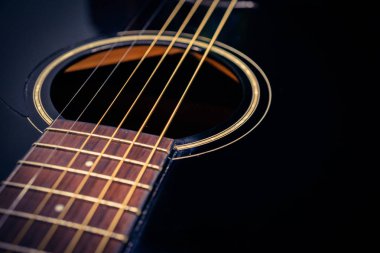 Arka plan olarak bir tema gitar