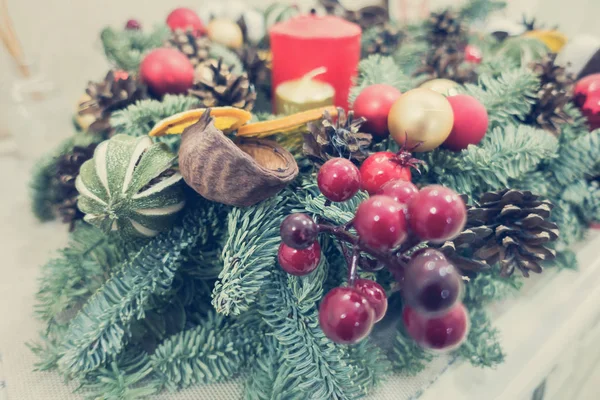 Corona en el tema de Navidad —  Fotos de Stock