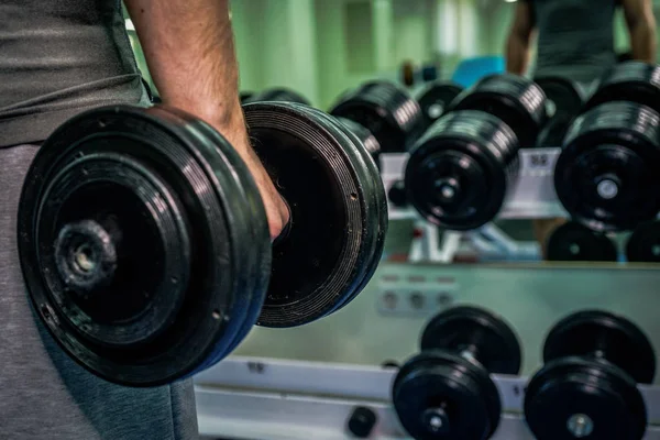 Culturista Gimnasio —  Fotos de Stock