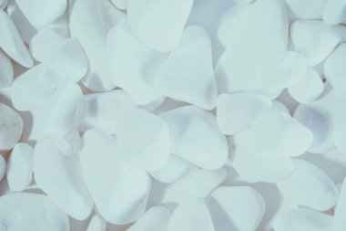 Arka plan beyaz çakıl