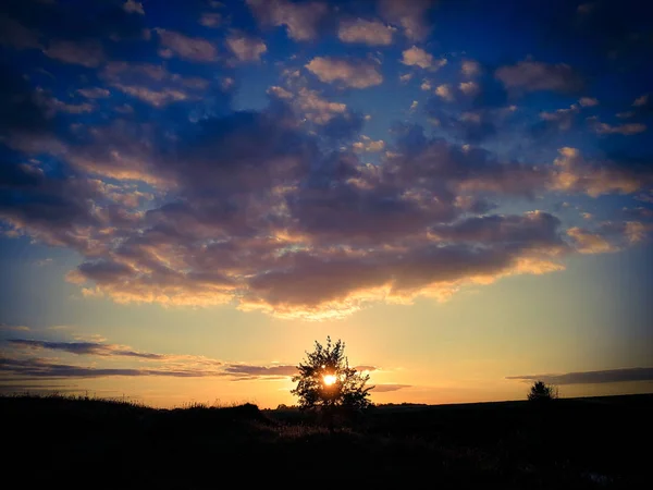 Mooie avond zonsondergang — Stockfoto
