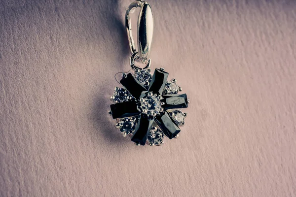 Beautiful pendant with stones — Stock Photo, Image