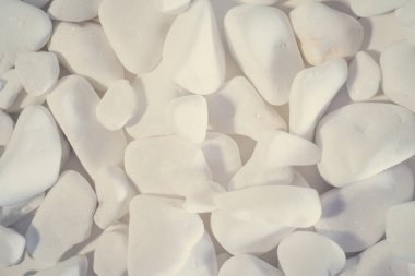 Arka plan beyaz çakıl