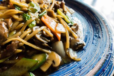 Sebzeli dana eti, Çin mutfağı