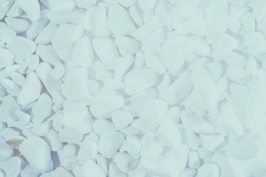 Arka plan beyaz çakıl