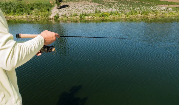 Öring Område Fiske Detaljer — Stockfoto