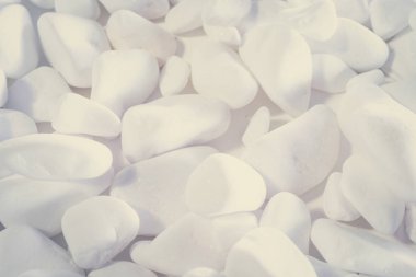 Arka plan beyaz çakıl