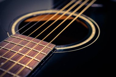Arka plan olarak bir tema gitar