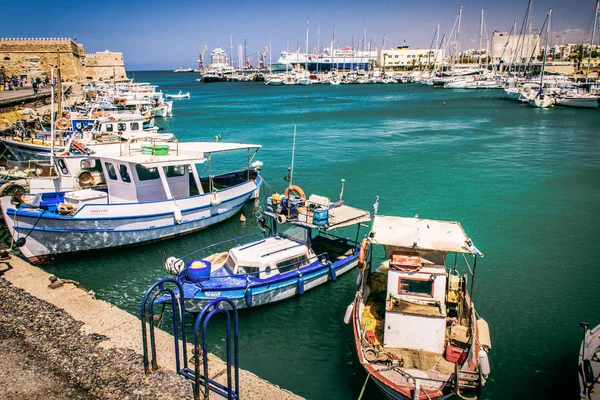 A paisagem marinha. Viagem marítima a Creta — Fotografia de Stock