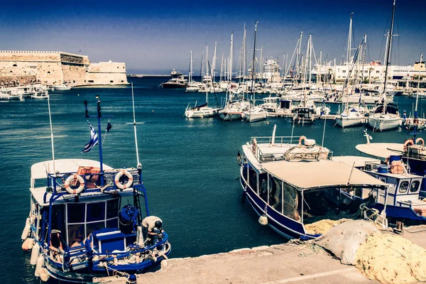 A paisagem marinha. Viagem marítima a Creta — Fotografia de Stock