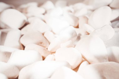 Arka plan beyaz çakıl