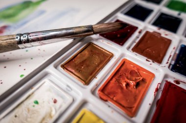 Araçlar Illustrator. Boyalar ve albüm
