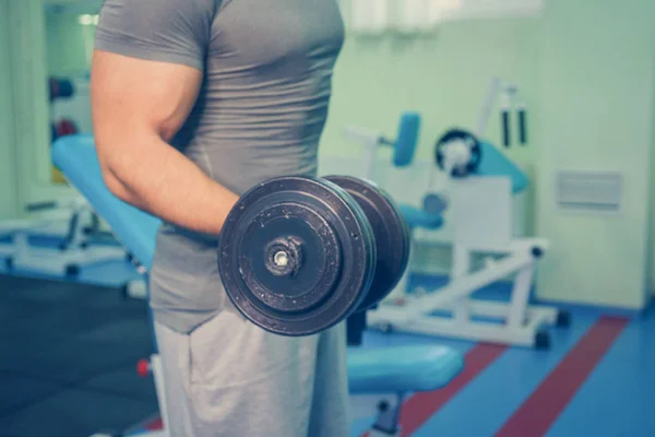 Culturista Gimnasio — Foto de Stock