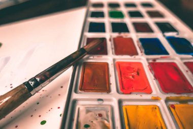 Araçlar Illustrator. Boyalar ve albüm