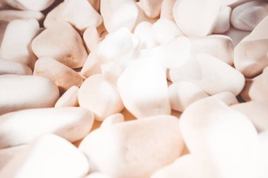 Arka plan beyaz çakıl