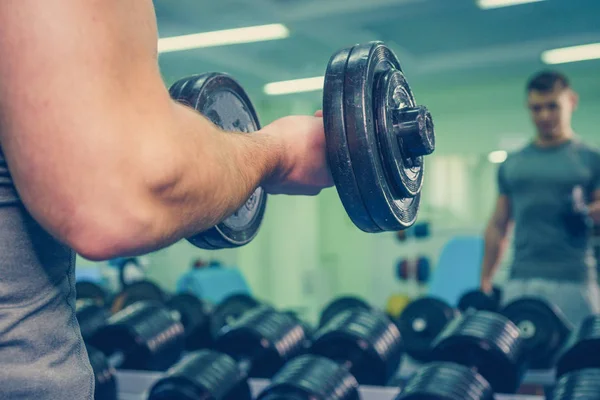 Culturista Palestra — Foto Stock