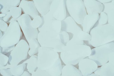 Arka plan beyaz çakıl