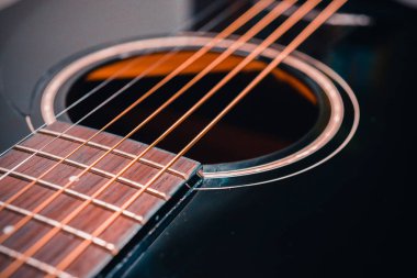 Arka plan olarak bir tema gitar