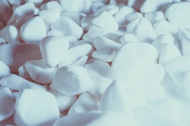 Arka plan beyaz çakıl