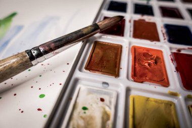 Araçlar Illustrator. Boyalar ve albüm