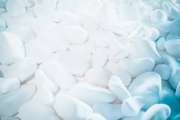 Background of white pebbles — Stock Photo, Image