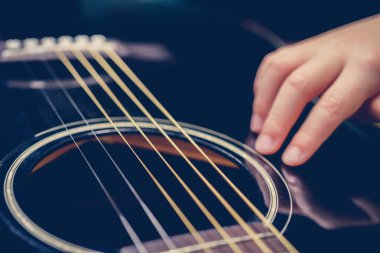 Arka plan olarak bir tema gitar