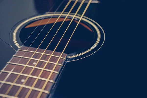 Arka Plan Olarak Bir Tema Gitar — Stok fotoğraf
