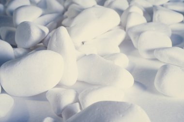 Arka plan beyaz çakıl