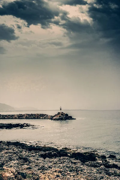 A paisagem marinha. Viagem marítima a Creta — Fotografia de Stock