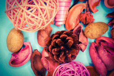 Dekoratif spa elemanları arka plan