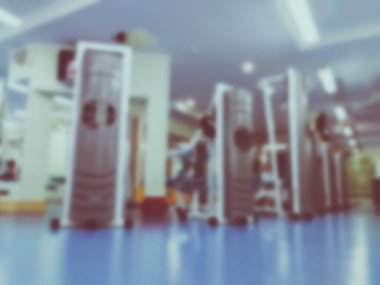 Salonun arka plan bulanık iç