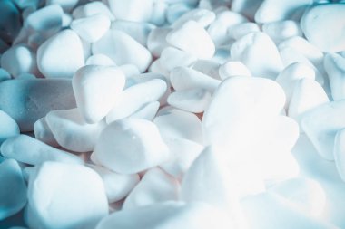 Arka plan beyaz çakıl