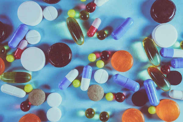 Antecedentes Sobre o tema dos medicamentos — Fotografia de Stock