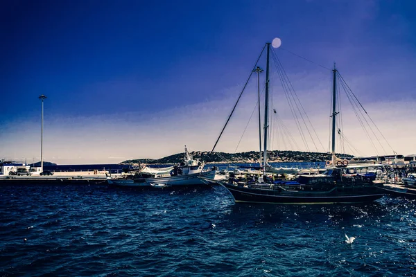 Paesaggio marino. Gita in mare a Creta — Foto Stock