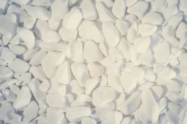 Arka plan beyaz çakıl