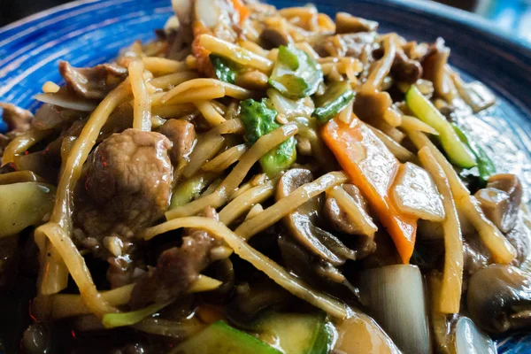 Kalbfleisch Mit Gemüse Chinesische Küche — Stockfoto