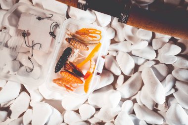 Lures balıkçılık arka plan