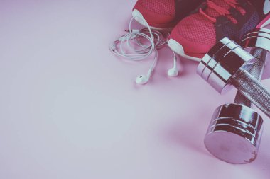 Farklı renkli Spor Ekipmanları
