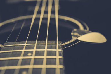 Arka plan olarak bir tema gitar