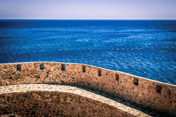 Paisaje marino. Viaje marítimo a Creta — Foto de Stock