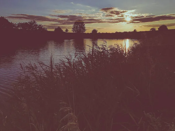 Güzel bir akşam sunset — Stok fotoğraf