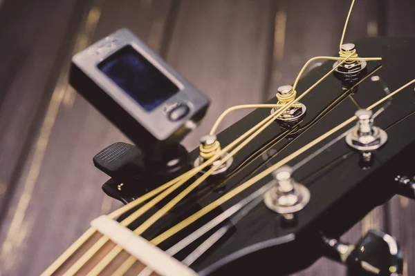 Guitarra acústica — Fotografia de Stock