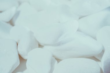 Arka plan beyaz çakıl