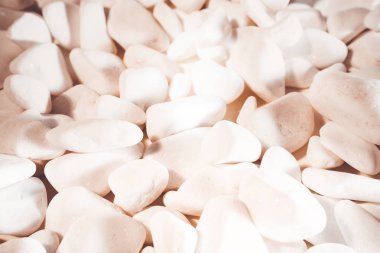 Arka plan beyaz çakıl