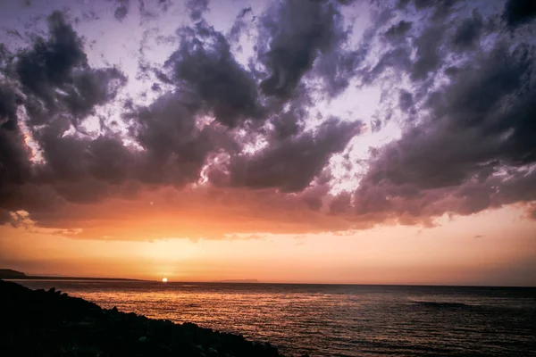 A paisagem marinha. Viagem marítima a Creta — Fotografia de Stock